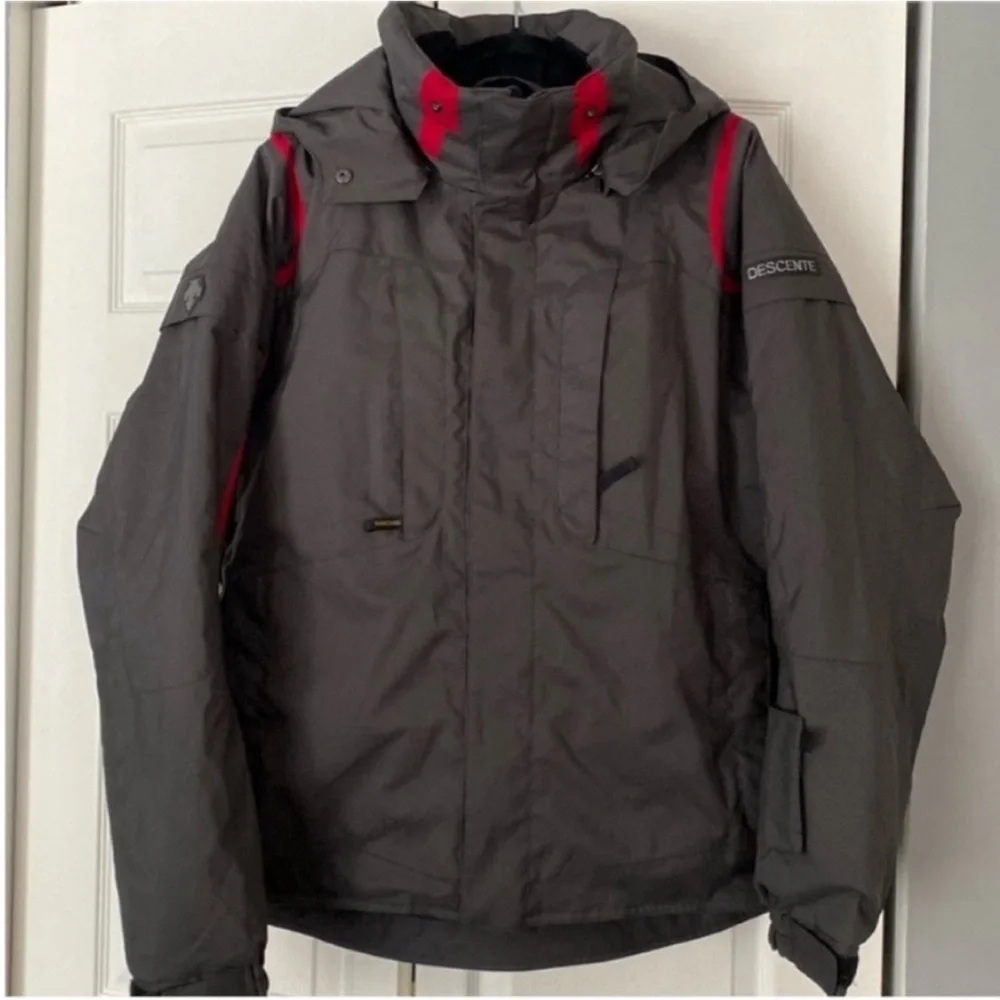 Descente DESCENTE Swiss Jacket Winter Coat Ski Snowboard Jacket Gray size XL - Picture 1 of 15